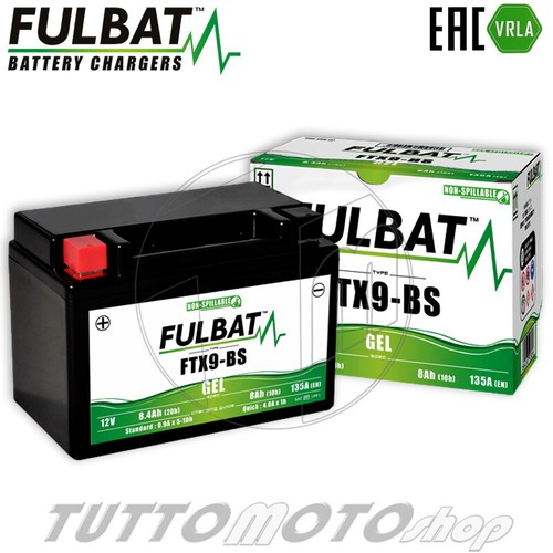 Batteria gel fulbat ftx9 - batteria, =